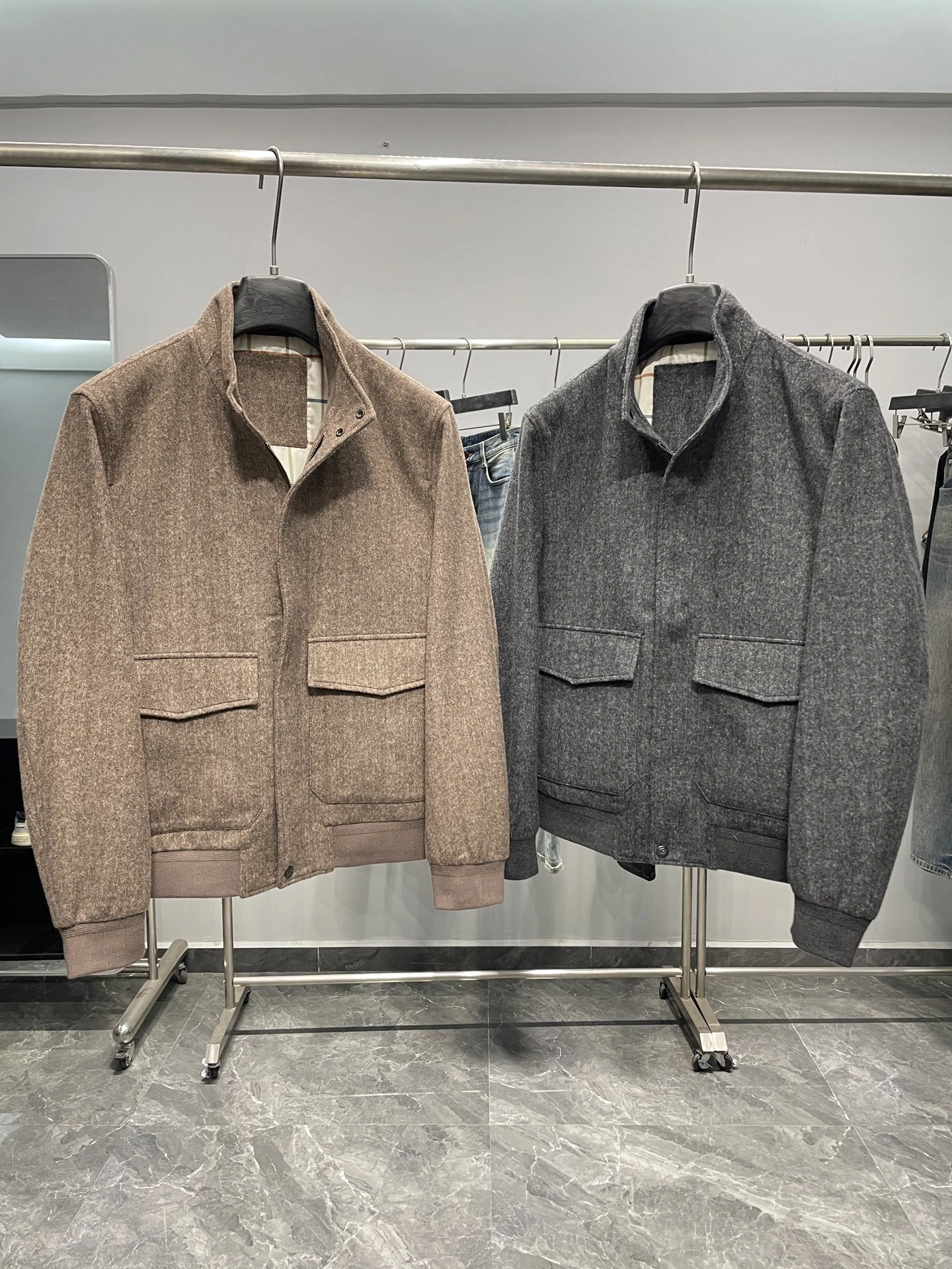 wg.luxury- 8oro Pi191 wool 2colour item:E-F501J2310-2H